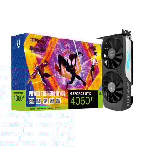 Zotac RTX 4060 Ti Twin Edge OC Spider Man 8GB Gaming Graphics Card